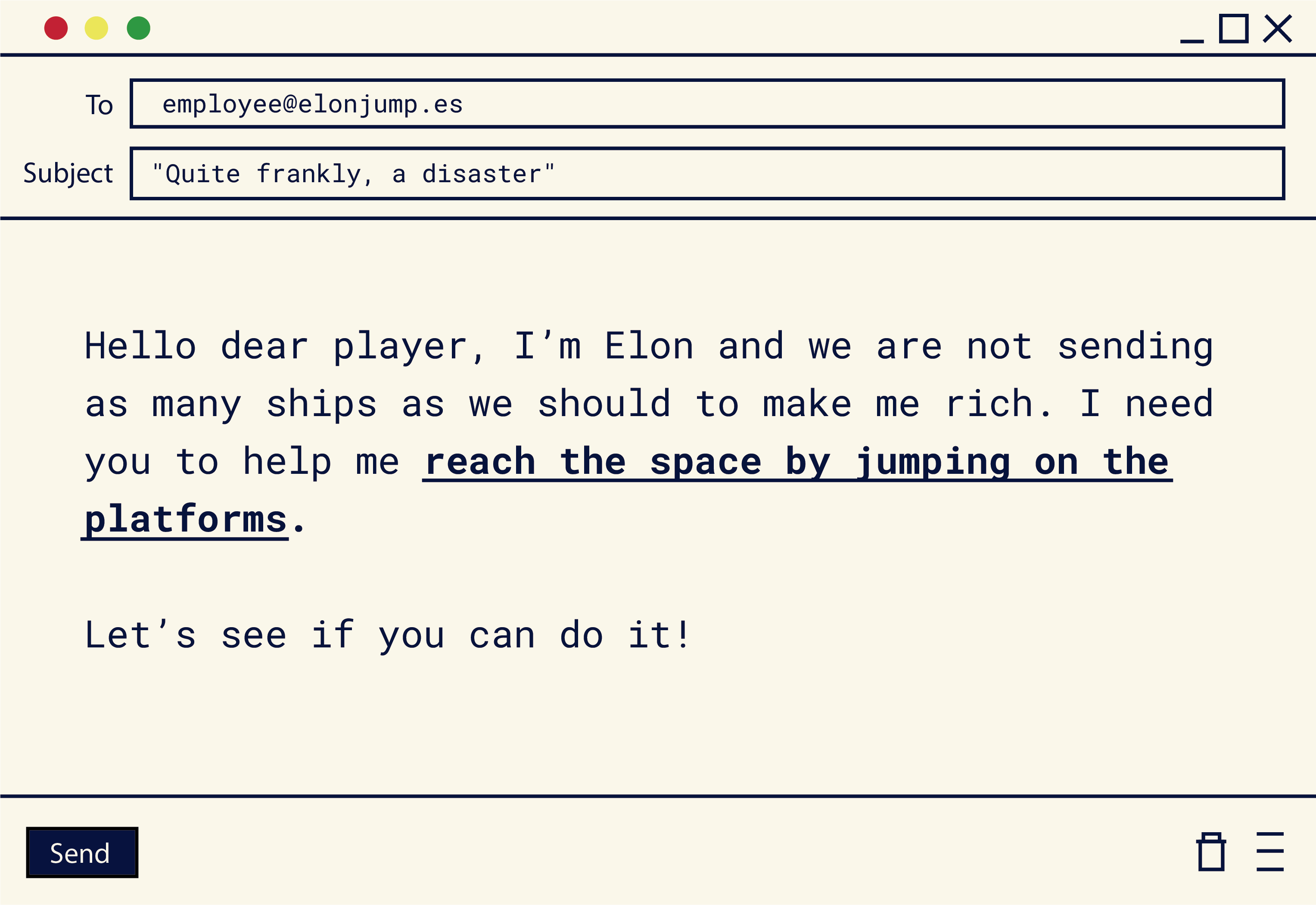 Elon Musk's email to employees